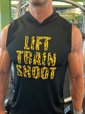 Lift Train Shoot sleeveless Hoodie