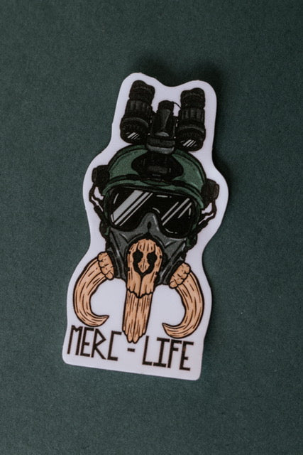 Merc-Life Sticker