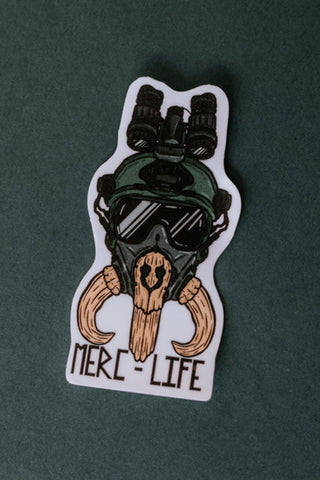 Merc-Life Sticker